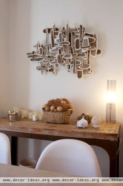 contemporary dining room by Margot Hartford Photography