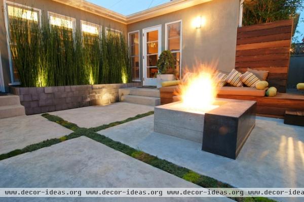 modern patio by Falling Waters Landscape