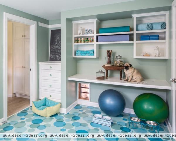 traditional laundry room by Shannon Ggem ASID