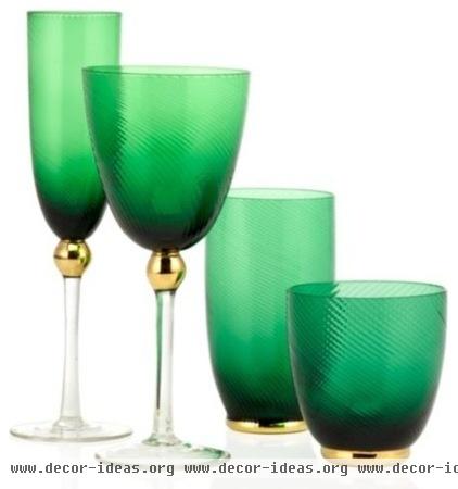 contemporary wine glasses by Z Gallerie