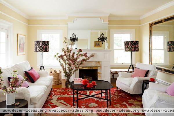 traditional living room by Jessica Helgerson Interior Design