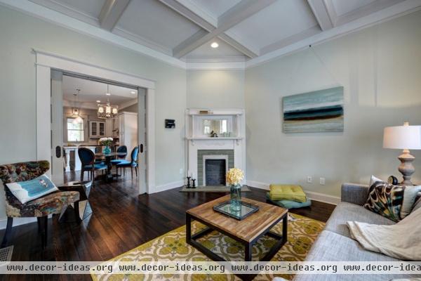 traditional living room by Carl Mattison Design