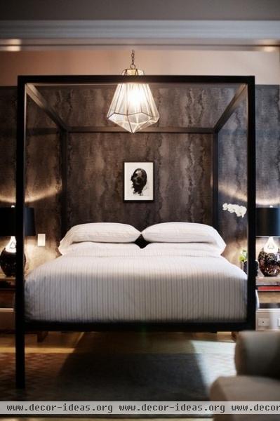 contemporary bedroom by id 810 design group