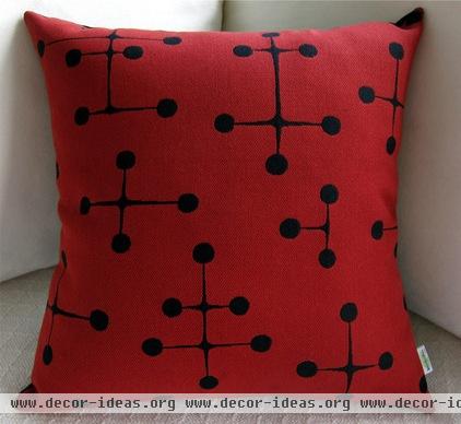 midcentury pillows by Etsy