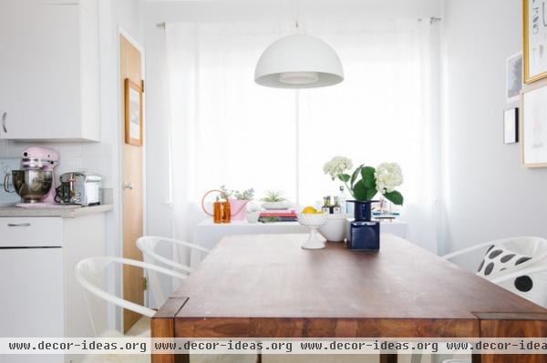 transitional dining room by Nanette Wong