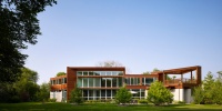 Houzz Tour: Modern Style With Wood, Stone and Color