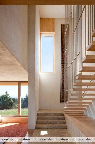 contemporary staircase by Hammer & Hand