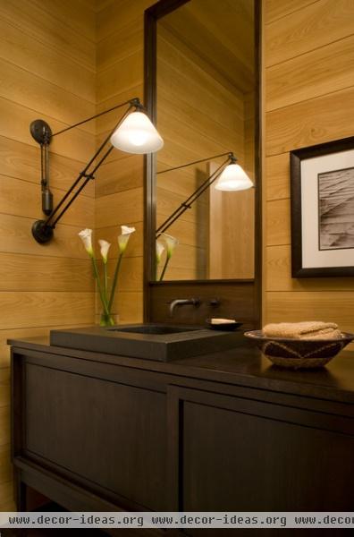 transitional bathroom by Carlton Architecture