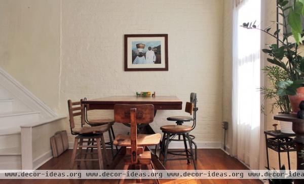 eclectic dining room by Laura Garner