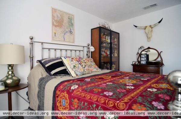 eclectic bedroom by Sarah Greenman