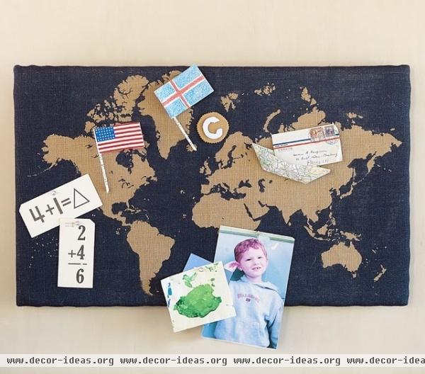 contemporary bulletin board by Pottery Barn Kids