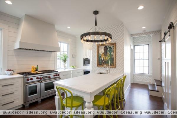 transitional kitchen by Pennville Custom Cabinetry