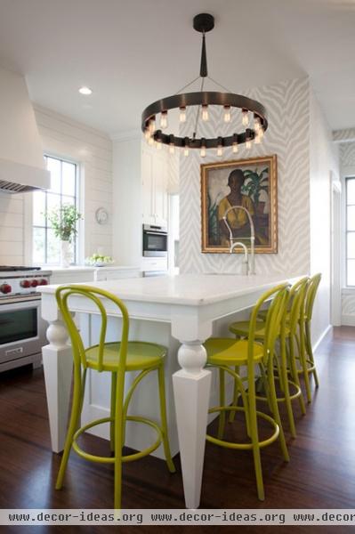 transitional kitchen by Pennville Custom Cabinetry