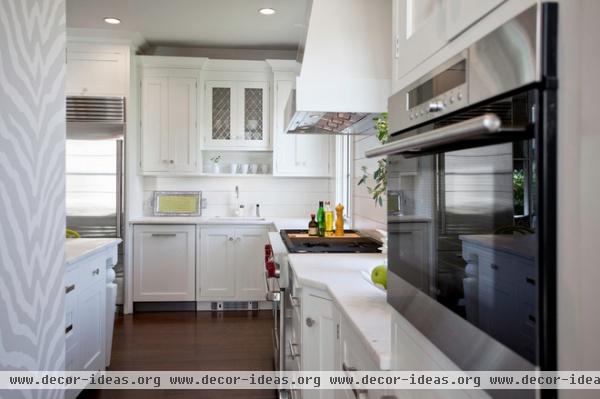 transitional kitchen by Pennville Custom Cabinetry