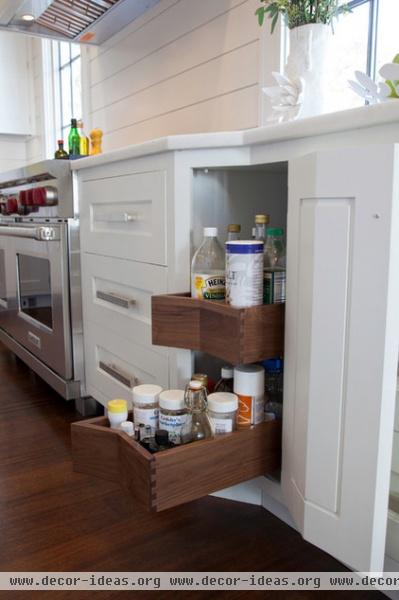 transitional kitchen by Pennville Custom Cabinetry