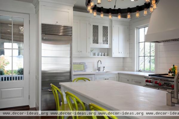 transitional kitchen by Pennville Custom Cabinetry