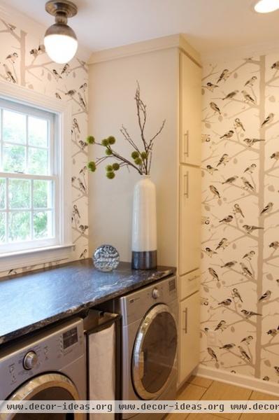 eclectic laundry room Eclectic Laundry Room