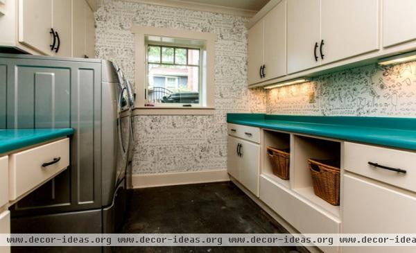 contemporary laundry room by Trey Cole Design & Construction