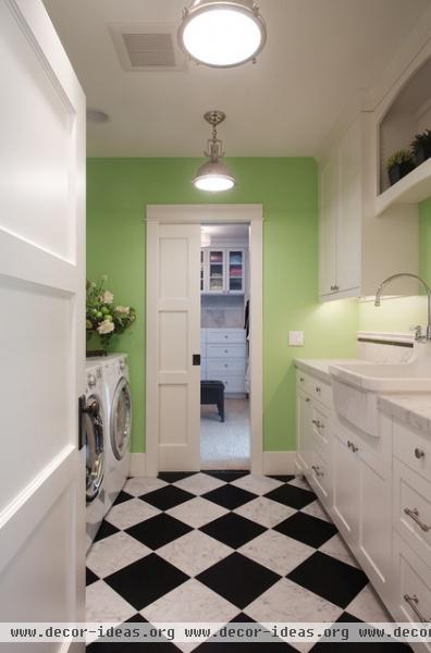 traditional laundry room by Kristi Spouse Interiors