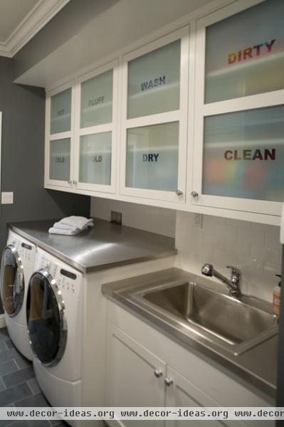 contemporary laundry room by Artistic Designs for Living, Tineke Triggs