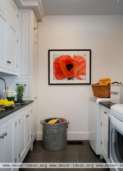 farmhouse laundry room by Crisp Architects