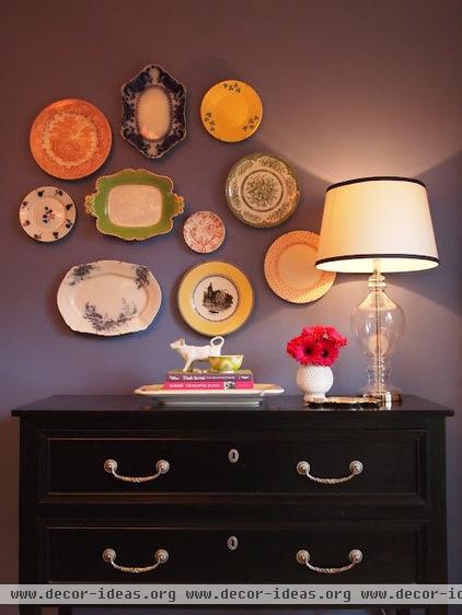 eclectic dining room by Little Black Door