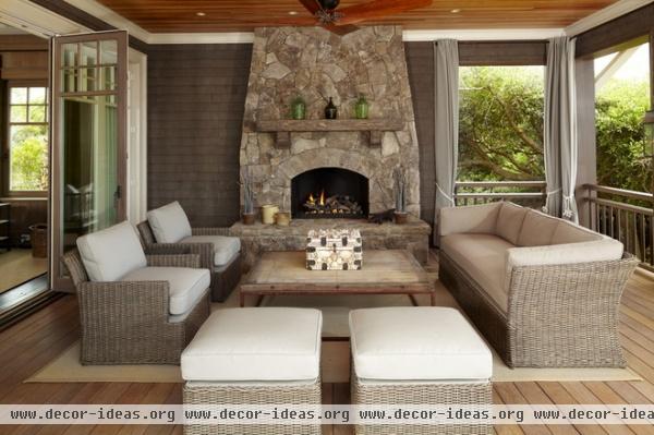 beach style porch by The Anderson Studio of Architecture & Design