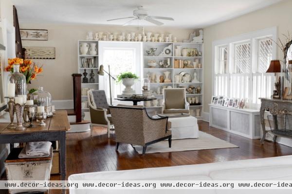 eclectic family room by Rikki Snyder