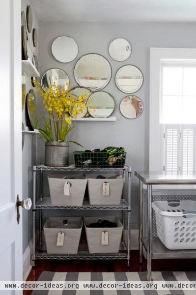 eclectic laundry room by Rikki Snyder