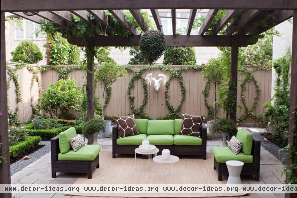 contemporary patio by Sally Wheat Interiors