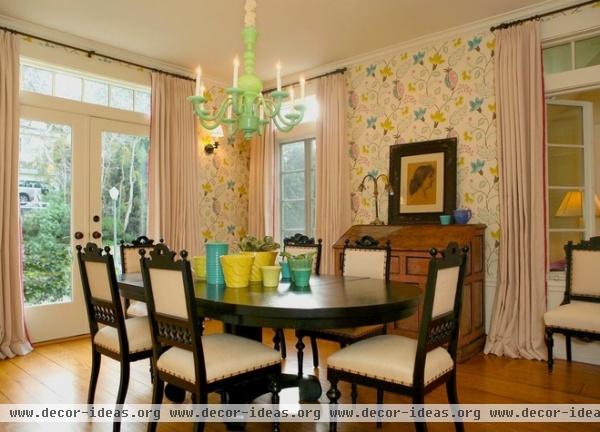 farmhouse dining room by Alison Kandler Interior Design