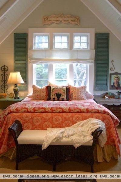 farmhouse bedroom by Alison Kandler Interior Design