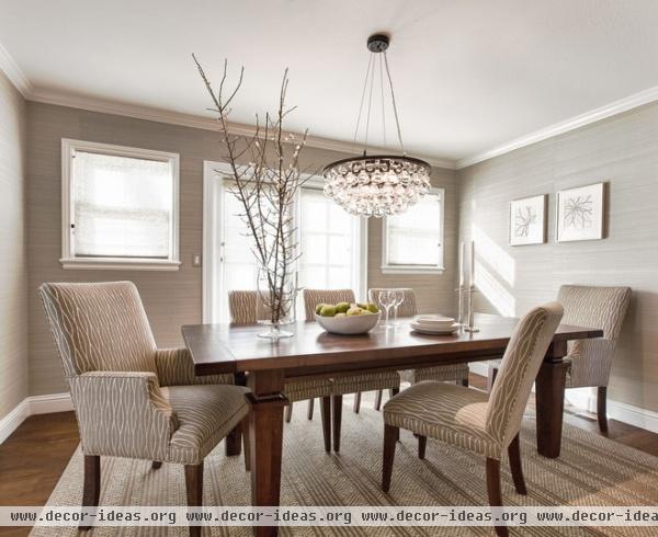 contemporary dining room by Kriste Michelini Interiors