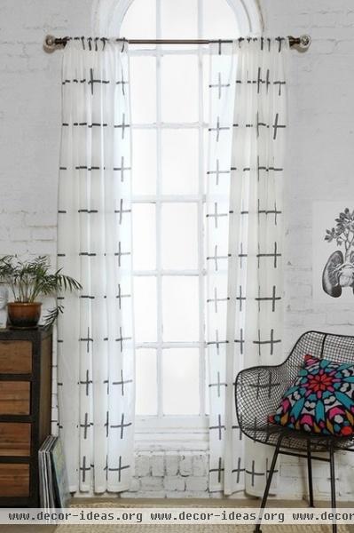 contemporary curtains by Urban Outfitters