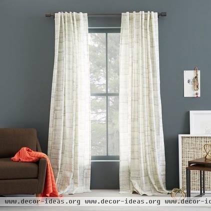 contemporary curtains by West Elm