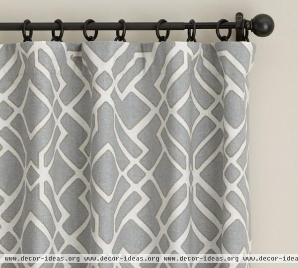 contemporary curtains by Pottery Barn