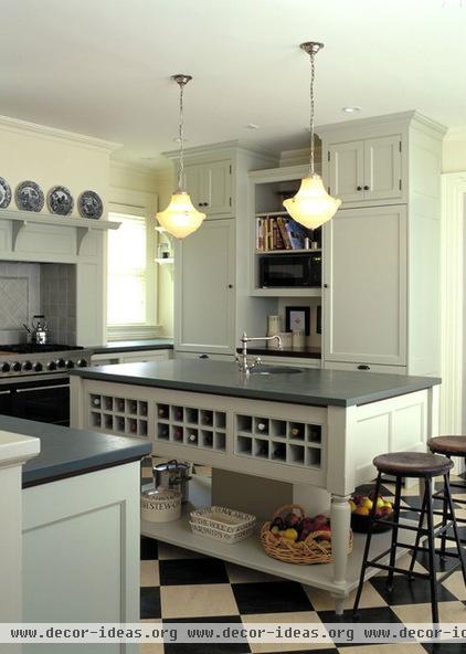 traditional kitchen by Kenzer Furniture