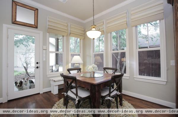 eclectic dining room by Lindsay von Hagel