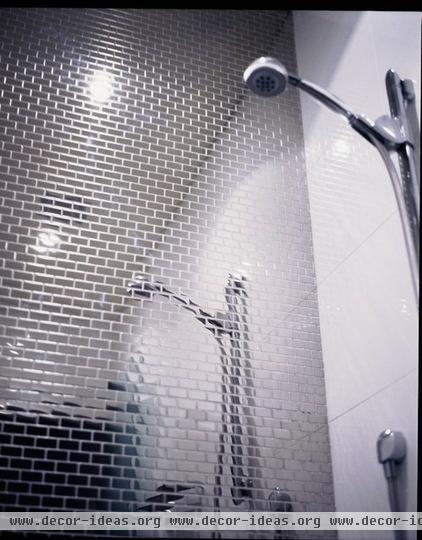 contemporary bathroom by ALLOY Solid Metal Tiles