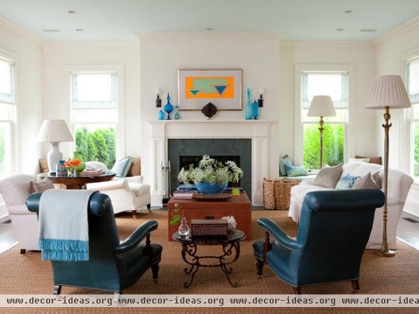 transitional living room by ALICE BLACK INTERIORS