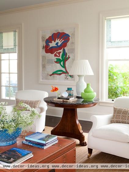 transitional living room by ALICE BLACK INTERIORS