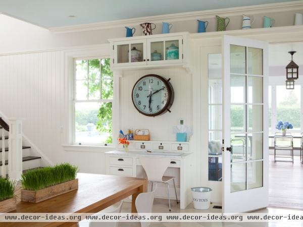 transitional home office by ALICE BLACK INTERIORS