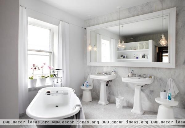 eclectic bathroom by stephane chamard