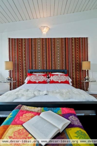 eclectic bedroom by Modern Mecca™ | Los Angeles Home Staging