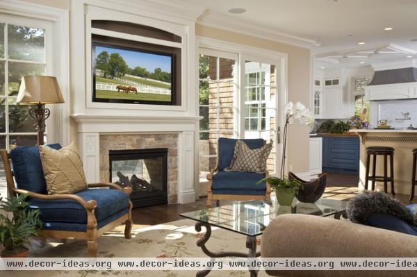 traditional family room by Brownhouse Design, Los Altos, CA