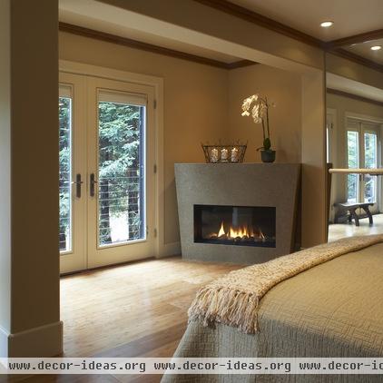 contemporary bedroom by Harrell Remodeling