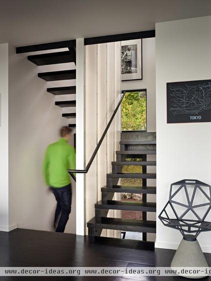 contemporary staircase by chadbourne + doss architects