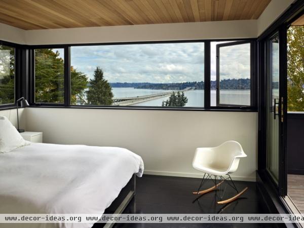 modern bedroom by chadbourne + doss architects