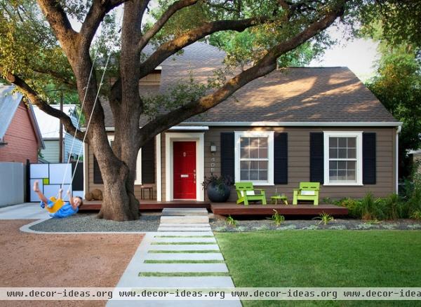 modern porch by austin outdoor design