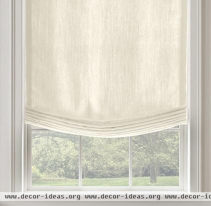 traditional roman blinds by Restoration Hardware